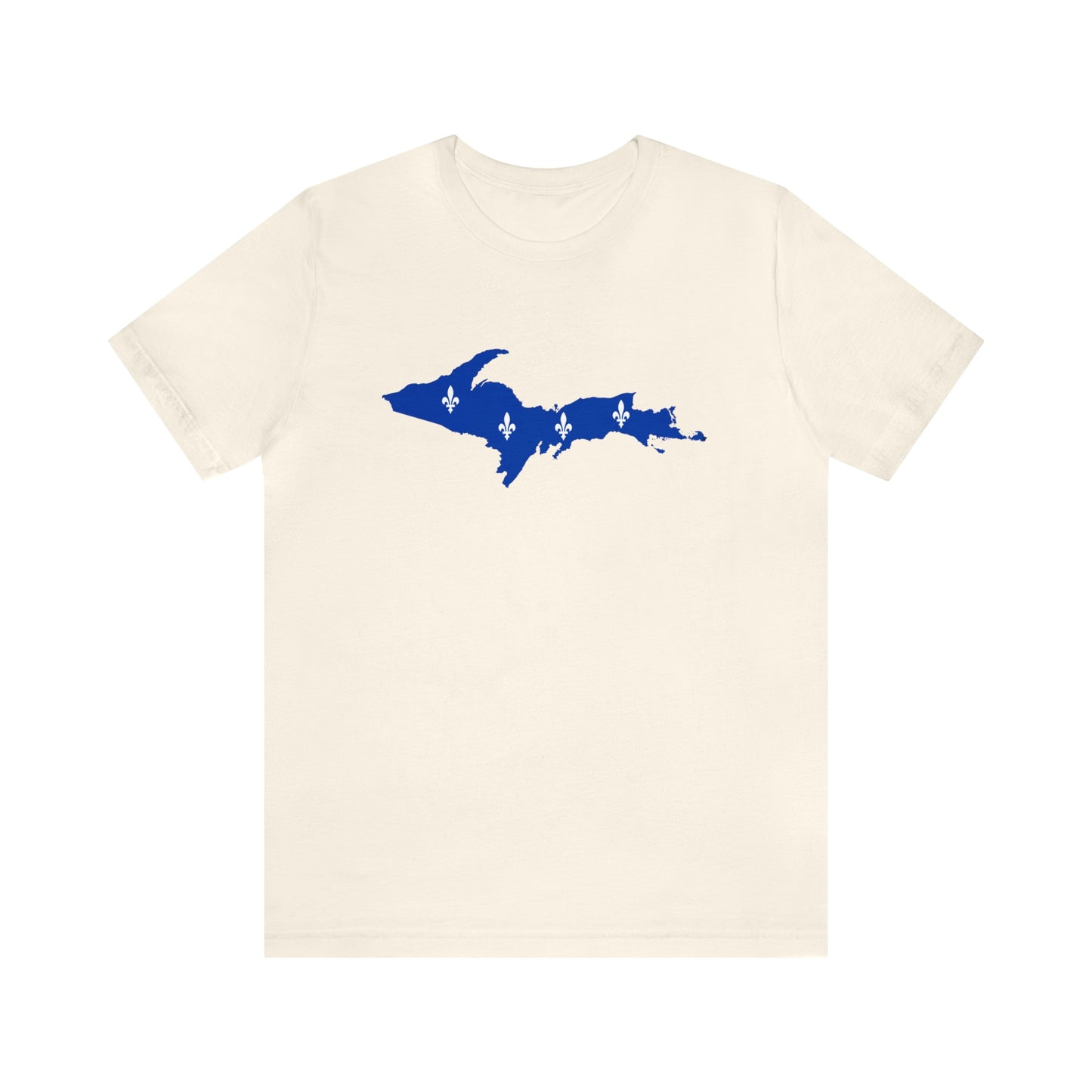 Michigan Upper Peninsula T-Shirt (w/ UP Quebec Flag Outline) | Unisex Standard Fit