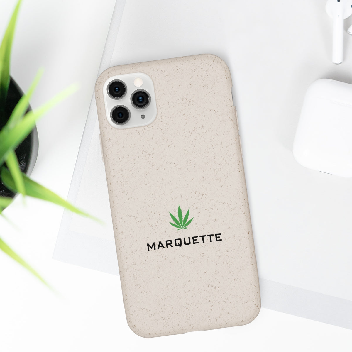 'Marquette' Phone Cases (w/ Cannabis Leaf) | Android & iPhone