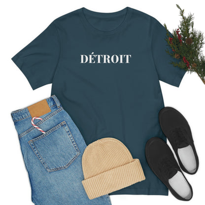 'Détroit' T-Shirt (Didone Font) | Unisex Standard Fit