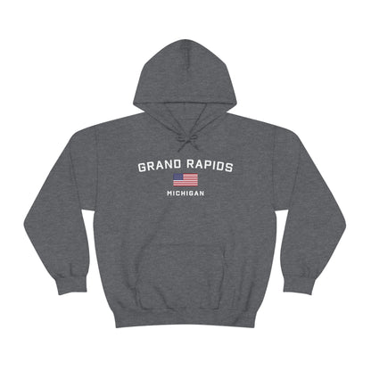 'Grand Rapids Michigan' (w/USA Flag Outline) | Unisex Standard