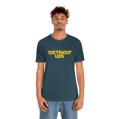 'Detroit USA' T-Shirt (1970s Epic Sci-Fi Parody) | Unisex Standard Fit