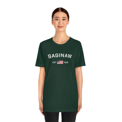 'Saginaw EST 1835' T-Shirt | Unisex Standard Fit