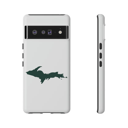 Michigan Upper Peninsula Tough Phone Case (w/ Green UP Outline) | Samsung & Pixel Android