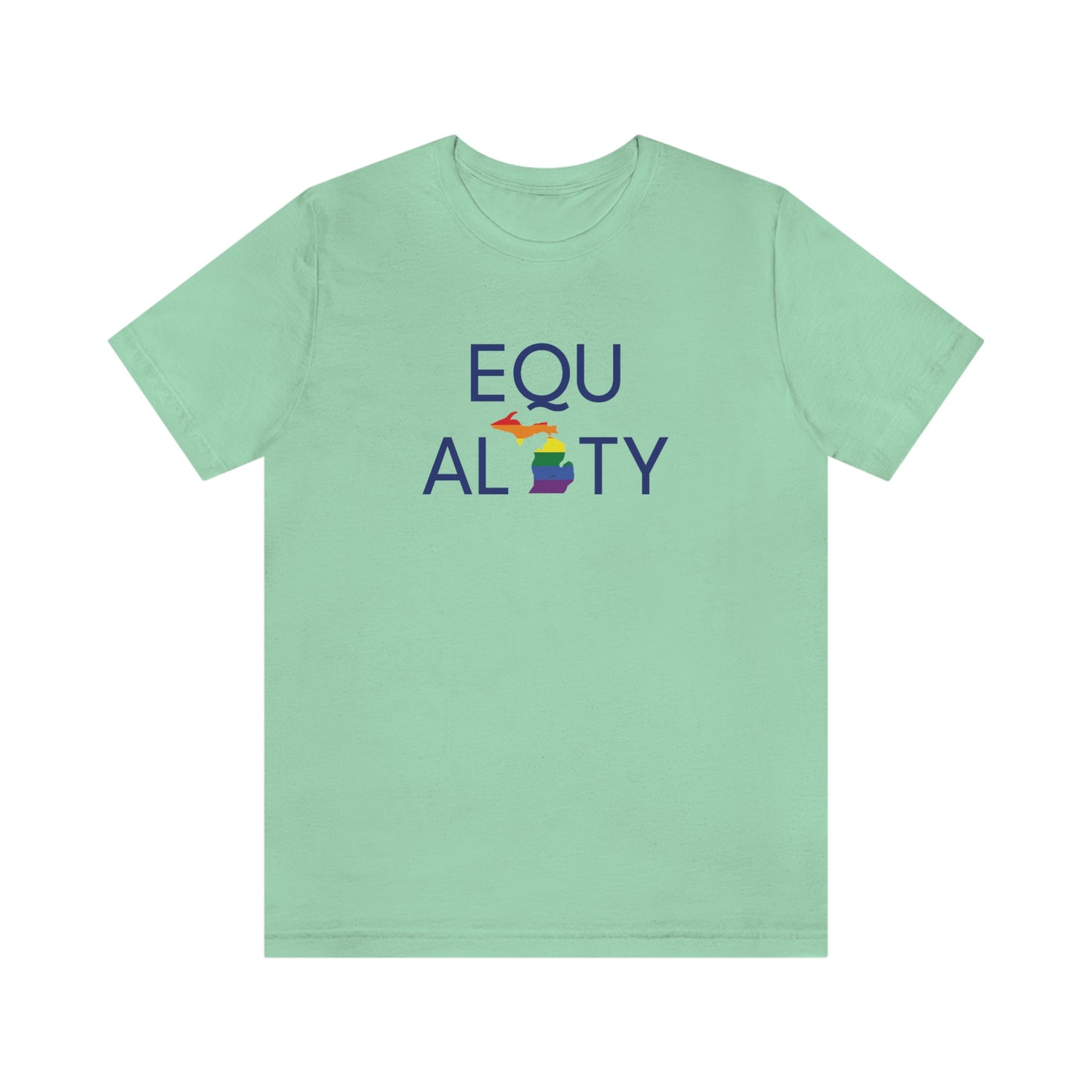 'Equality' Michigan LGBTQ Pride T-Shirt | Unisex Standard Cut