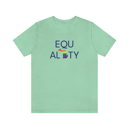 'Equality' Michigan LGBTQ Pride T-Shirt | Unisex Standard Cut