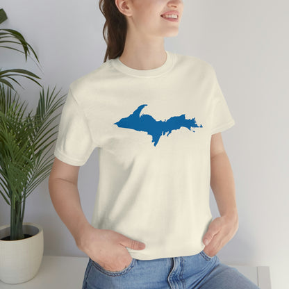 Michigan Upper Peninsula T-Shirt (w/ Azure UP Outline) | Unisex Standard Fit