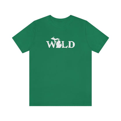 Michigan 'Wild' T-Shirt (Woodcut Font) | Unisex Standard Fit