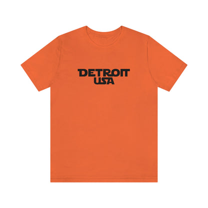 'Detroit USA' T-Shirt (1970s Epic Sci-Fi Parody) | Unisex Standard Fit