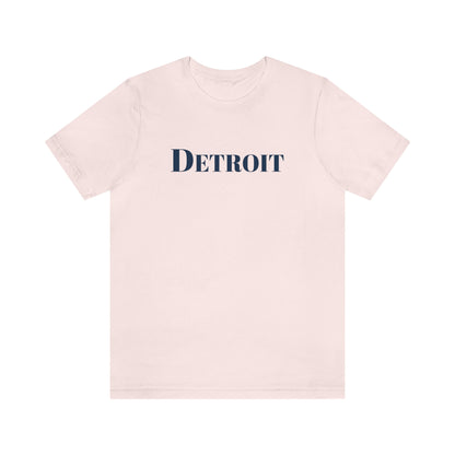 'Detroit' T-Shirt (Didone Font) | Unisex Standard Fit