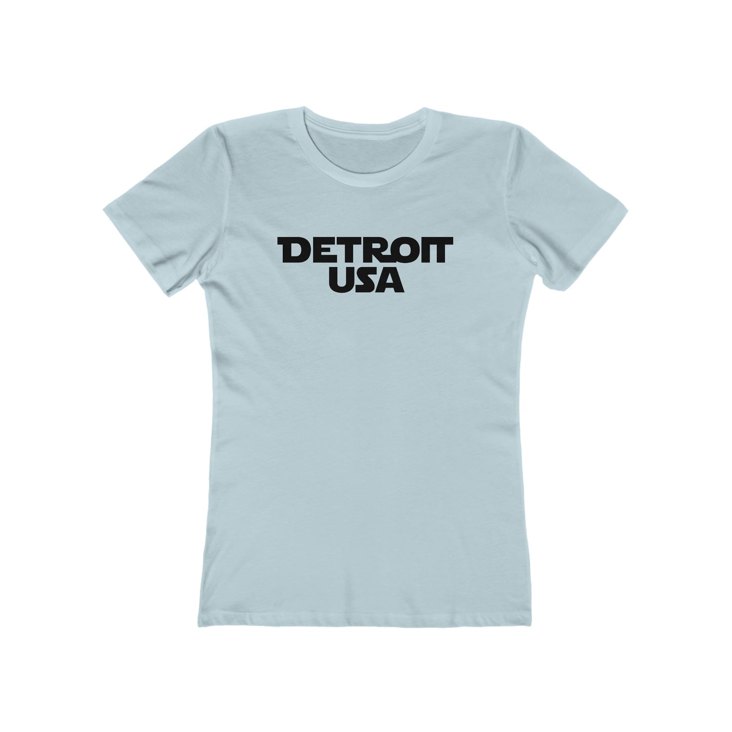 'Detroit USA' T-Shirt (1970s Epic Sci-Fi Parody) | Women's Boyfriend Cut