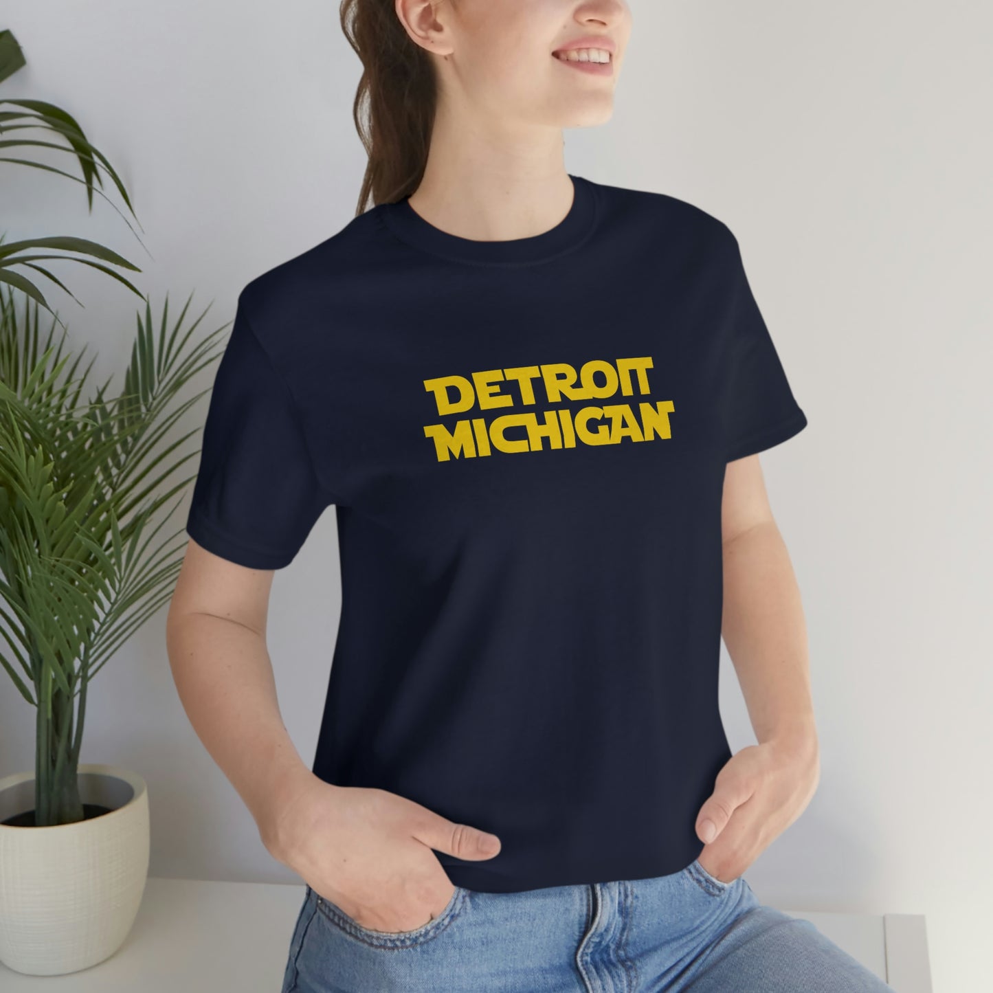 'Detroit Michigan' T-Shirt (1970s Epic Sci-Fi Parody) | Unisex Standard Fit