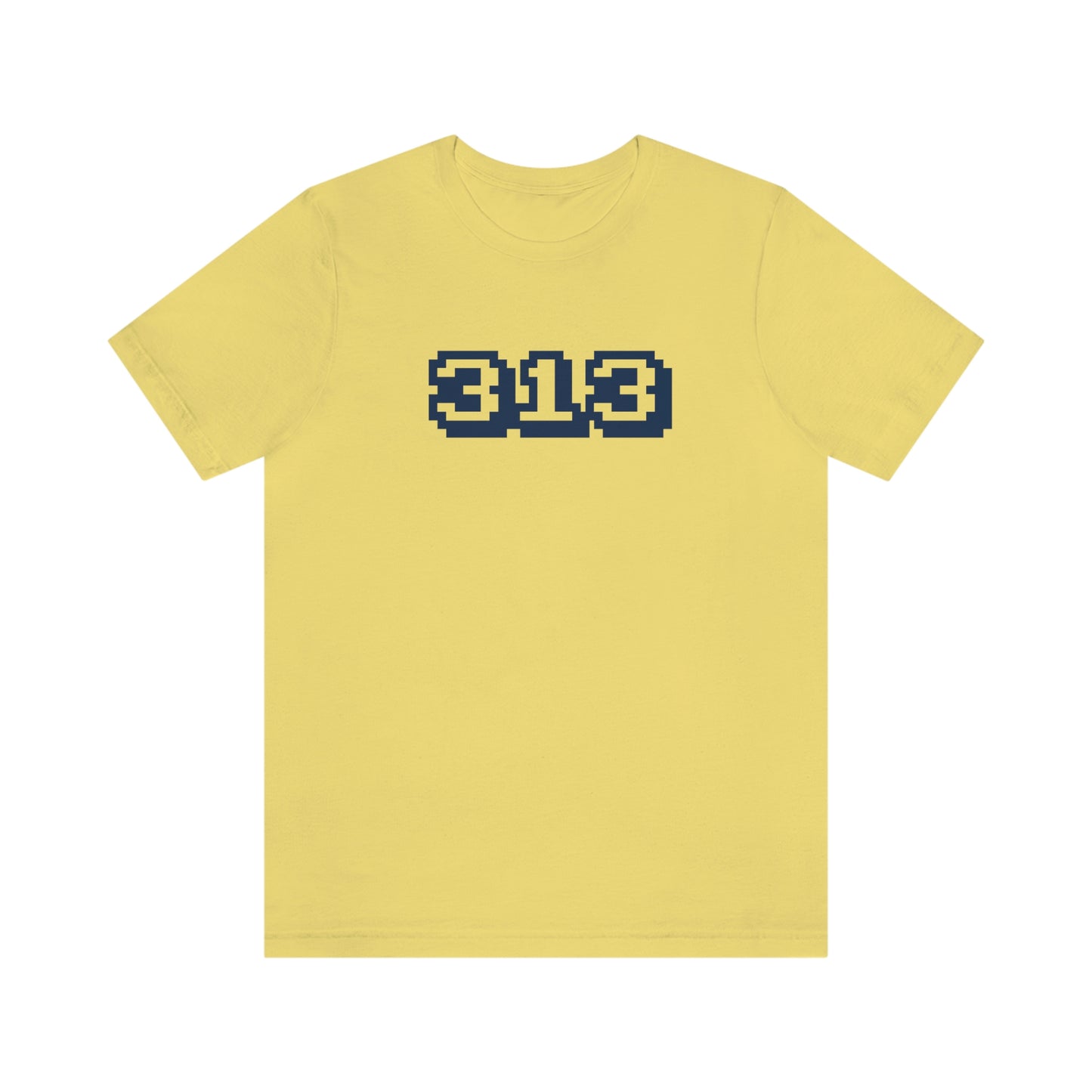 Detroit '313' T-Shirt (Arcade Font) | Unisex Standard Fit