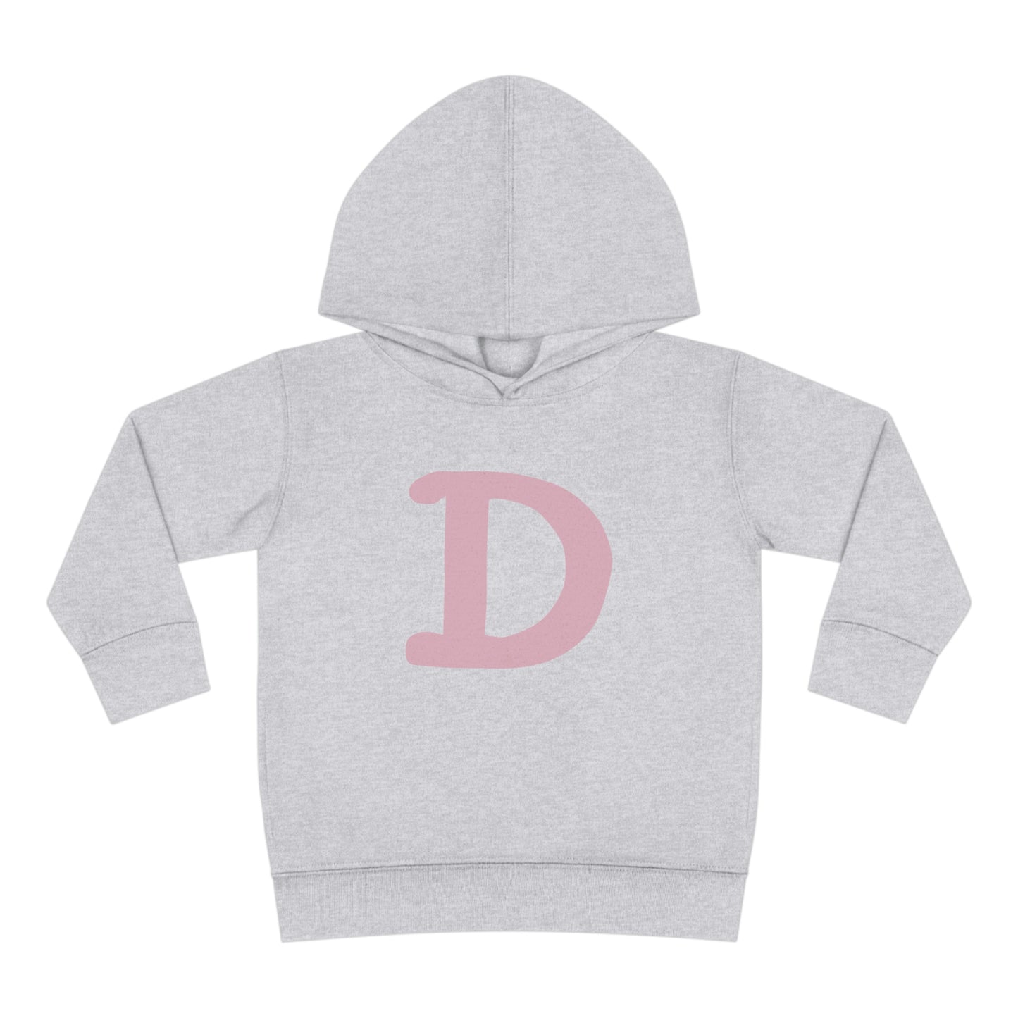 Detroit 'Old French D' Hoodie (Pink Full Body Outline) | Unisex Toddler