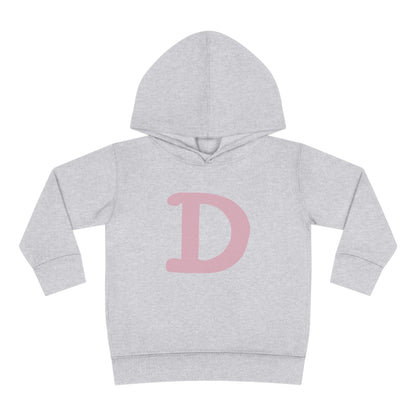 Detroit 'Old French D' Hoodie (Pink Full Body Outline) | Unisex Toddler