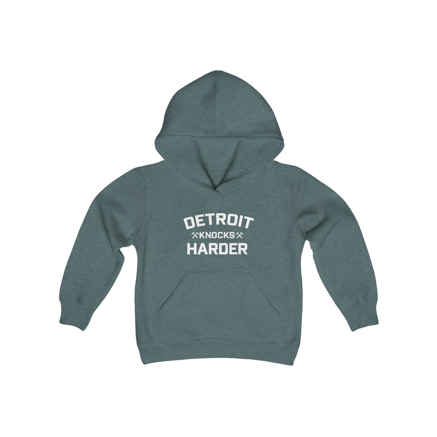 'Detroit Knocks Harder' Hoodie | Unisex Youth