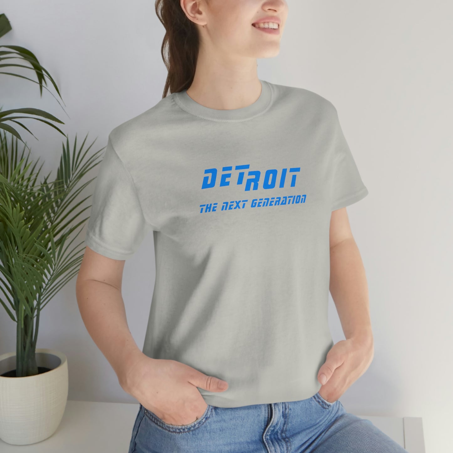 Detroit the Next Generation' T-Shirt (1990s Sci-Fi Parody) | Unisex Standard Fit