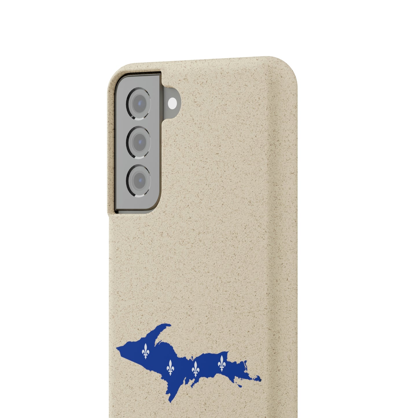 Michigan Upper Peninsula Biodegradable Phone Cases (w/ UP Quebec Flag Outline) | Samsung Android