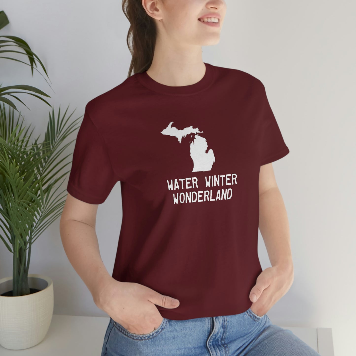 Michigan 'Water Winter Wonderland' T-Shirt | Unisex Standard Fit