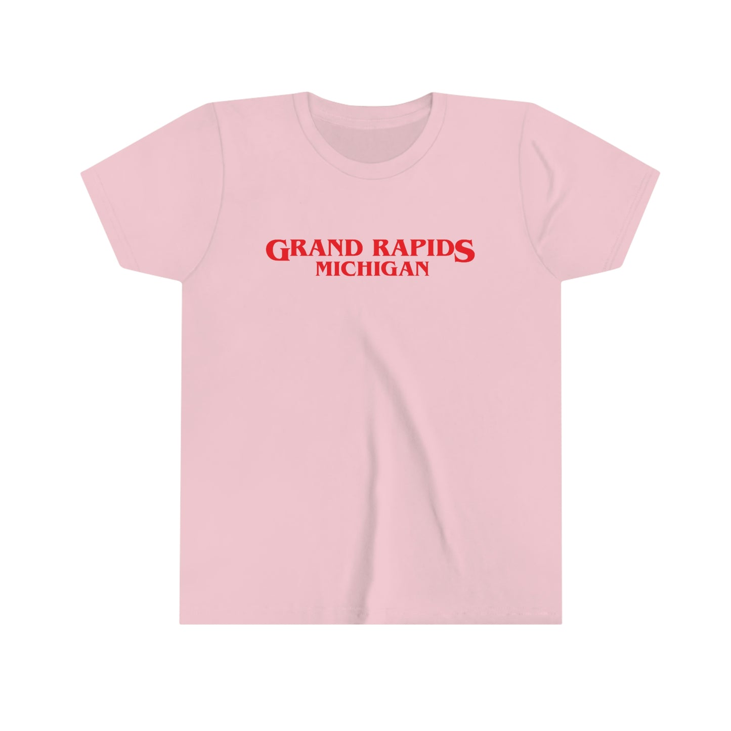 'Grand Rapids Michigan' T-Shirt (1980s Drama Parody) | Youth Short Sleeve