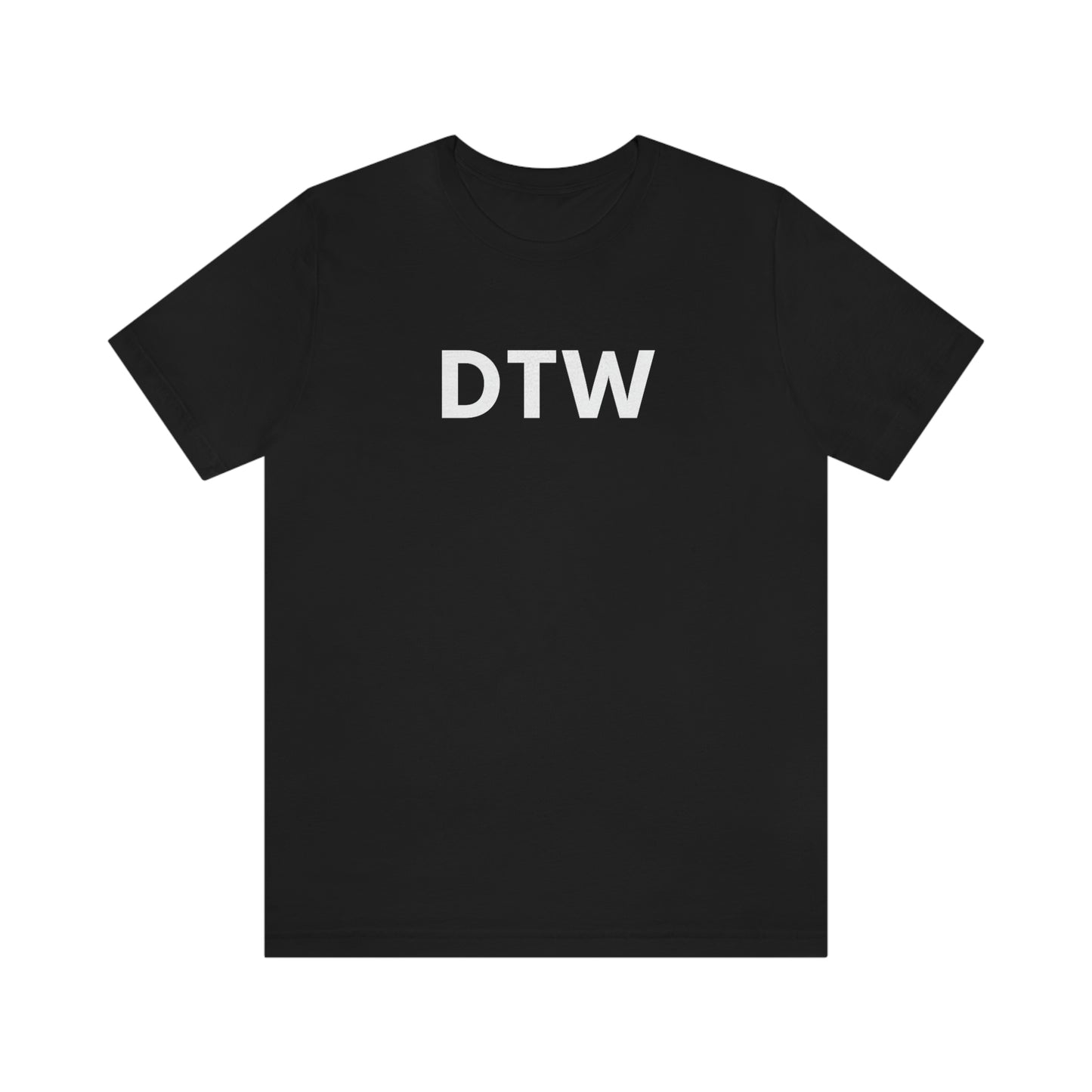 Detroit 'DTW' T-Shirt | Unisex Standard Fit