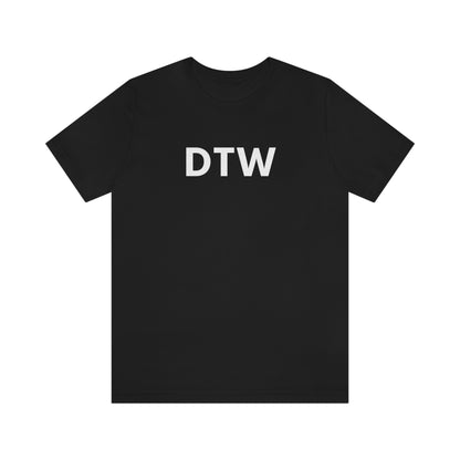 Detroit 'DTW' T-Shirt | Unisex Standard Fit