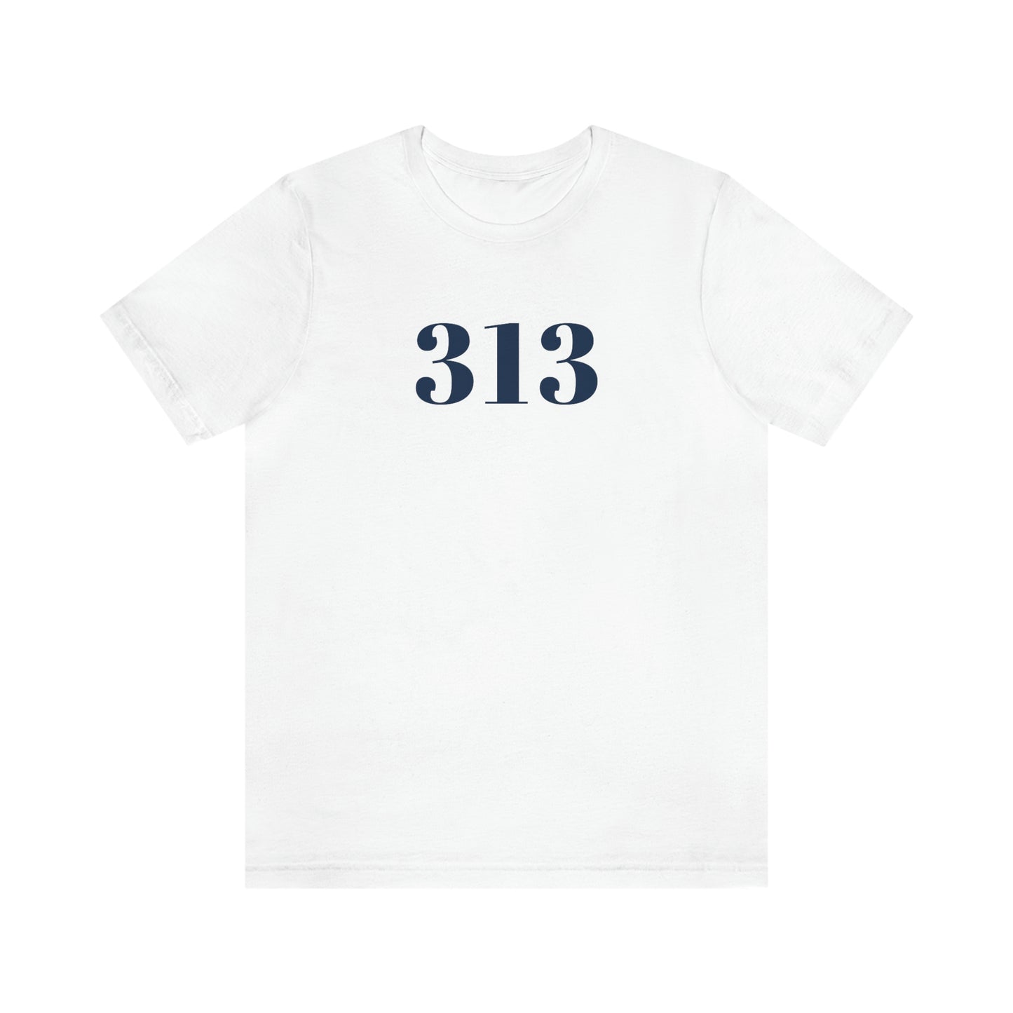 Detroit '313' T-Shirt (Didone Font) | Unisex Standard Fit