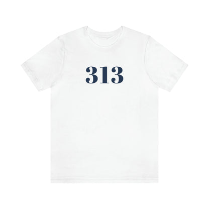 Detroit '313' T-Shirt (Didone Font) | Unisex Standard Fit