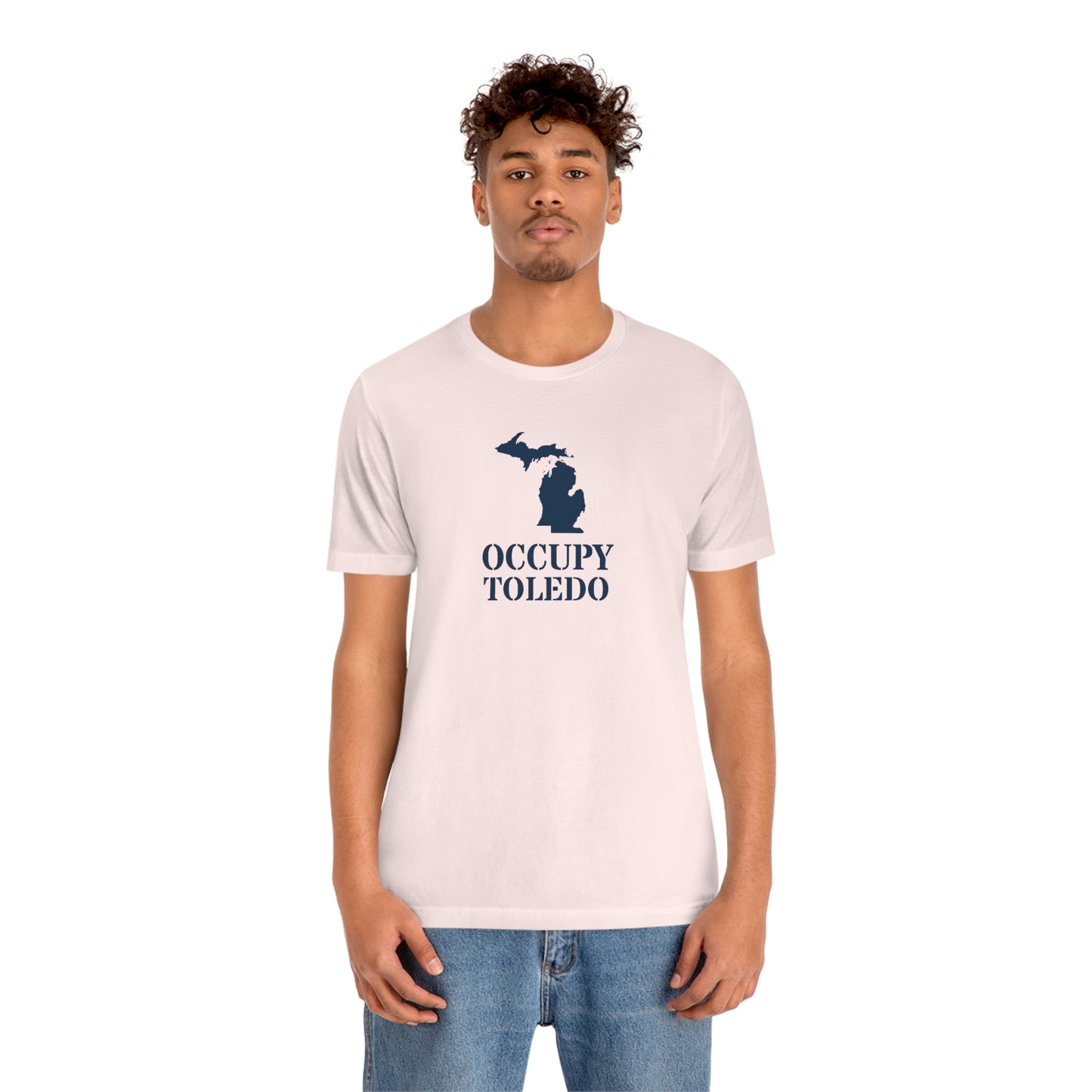 'Occupy Toledo' T-Shirt (w/ Corrected Michigan Outline) | Unisex Standard Fit