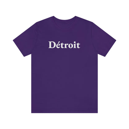 'Détroit' T-Shirt (Garamond Font) | Unisex Standard Fit