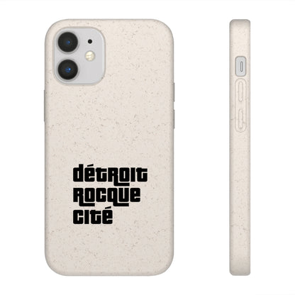 'Détroit Rocque Cité' Phone Cases (1970s Font) | Android & iPhone