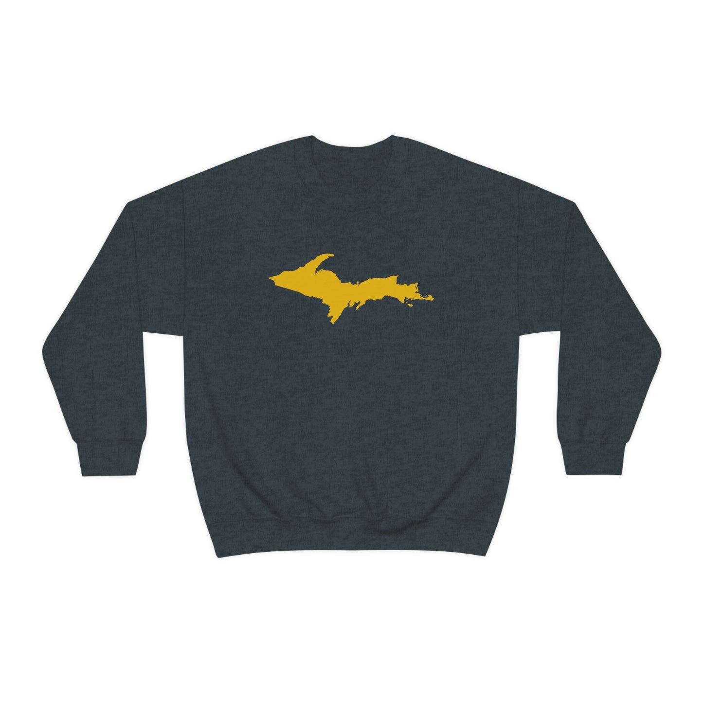 Michigan Upper Peninsula Sweatshirt (w/ Gold UP Outline) | Unisex Standard