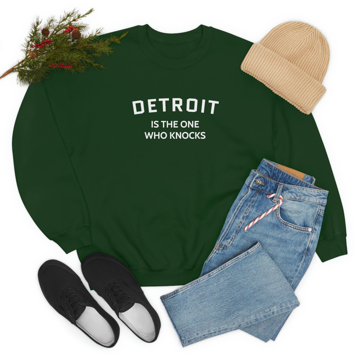 'Detroit is the One Who Knocks' Sweatshirt | Unisex Standard