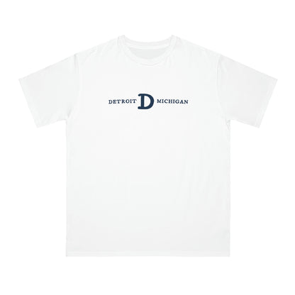 'Detroit Michigan' T-Shirt (w/ Old French D) | Organic Unisex