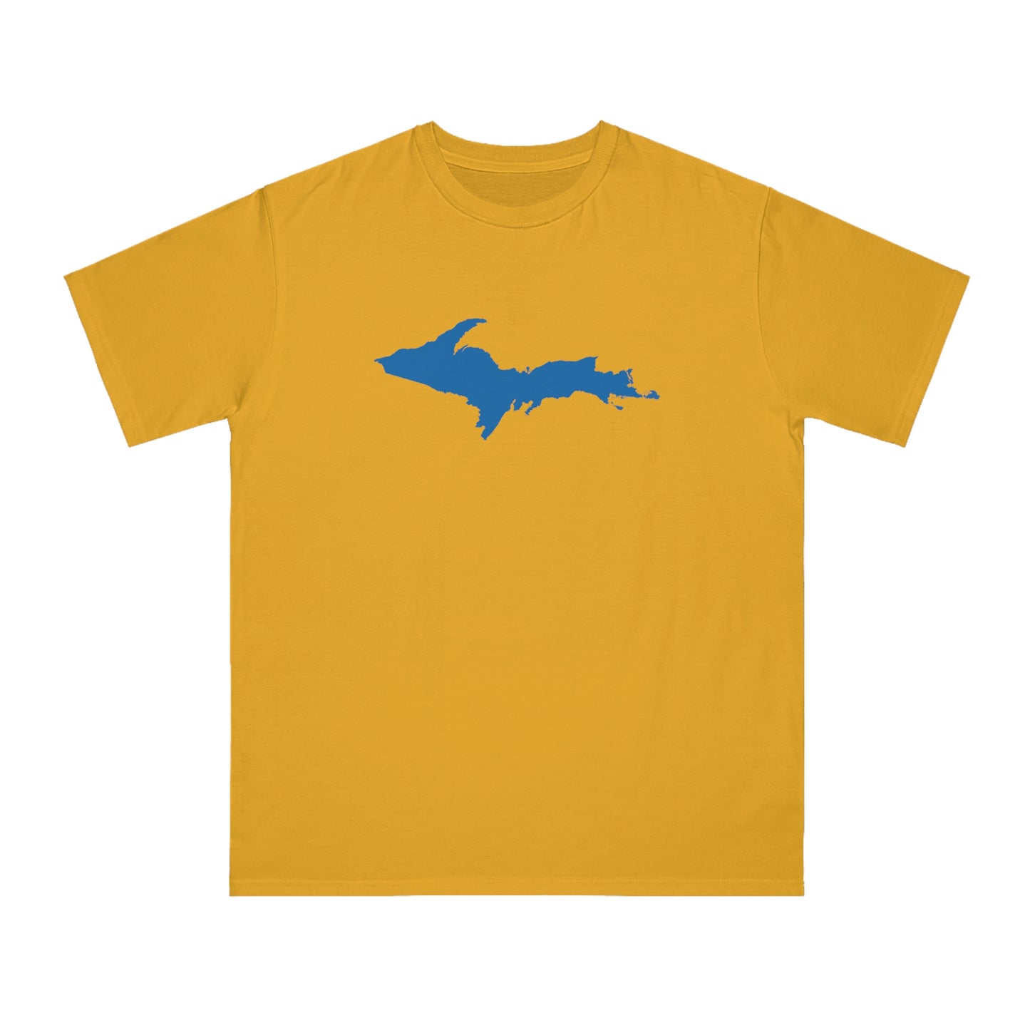 Michigan Upper Peninsula T-Shirt (w/ Azure UP Outline) | Organic Unisex