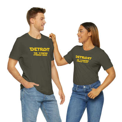 'Detroit the D'Empire Strikes Back' T-Shirt (1970s Sci-Fi Parody) | Unisex Standard Fit