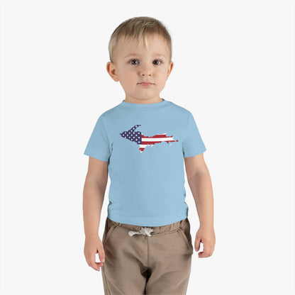 Michigan Upper Peninsula Infant T-Shirt (w/ UP USA Flag Outline) | Short Sleeve