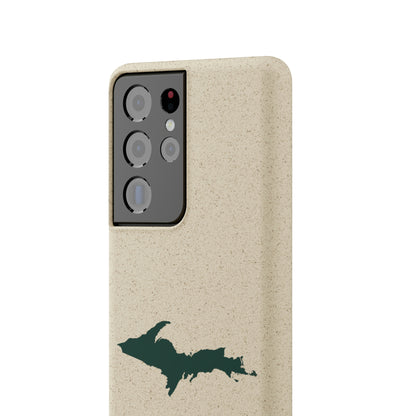 Michigan Upper Peninsula Biodegradable Phone Cases (w/ Green UP Outline) | Samsung Android