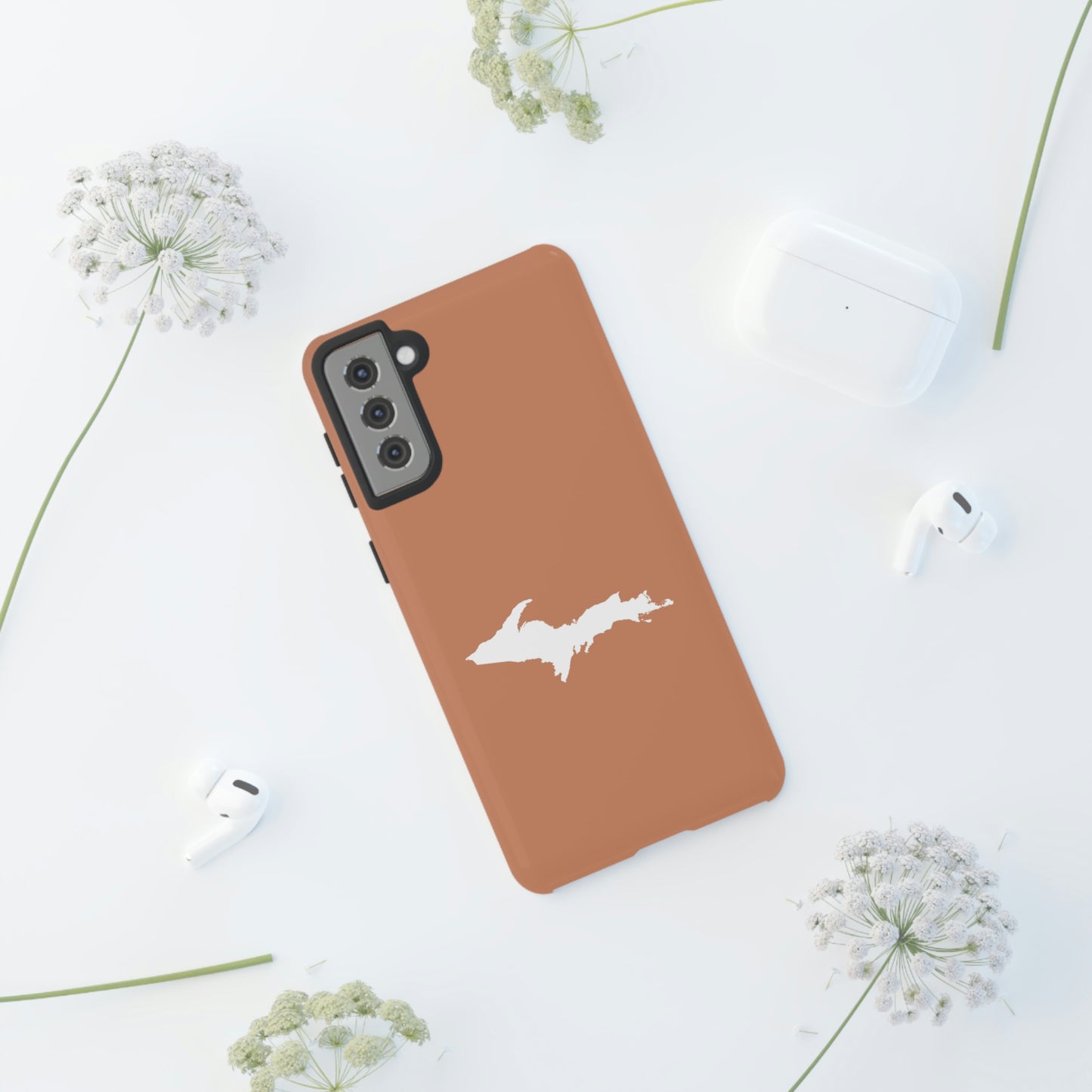 Michigan Upper Peninsula Tough Phone Case (Copper Colored Edition) | Samsung & Pixel Android