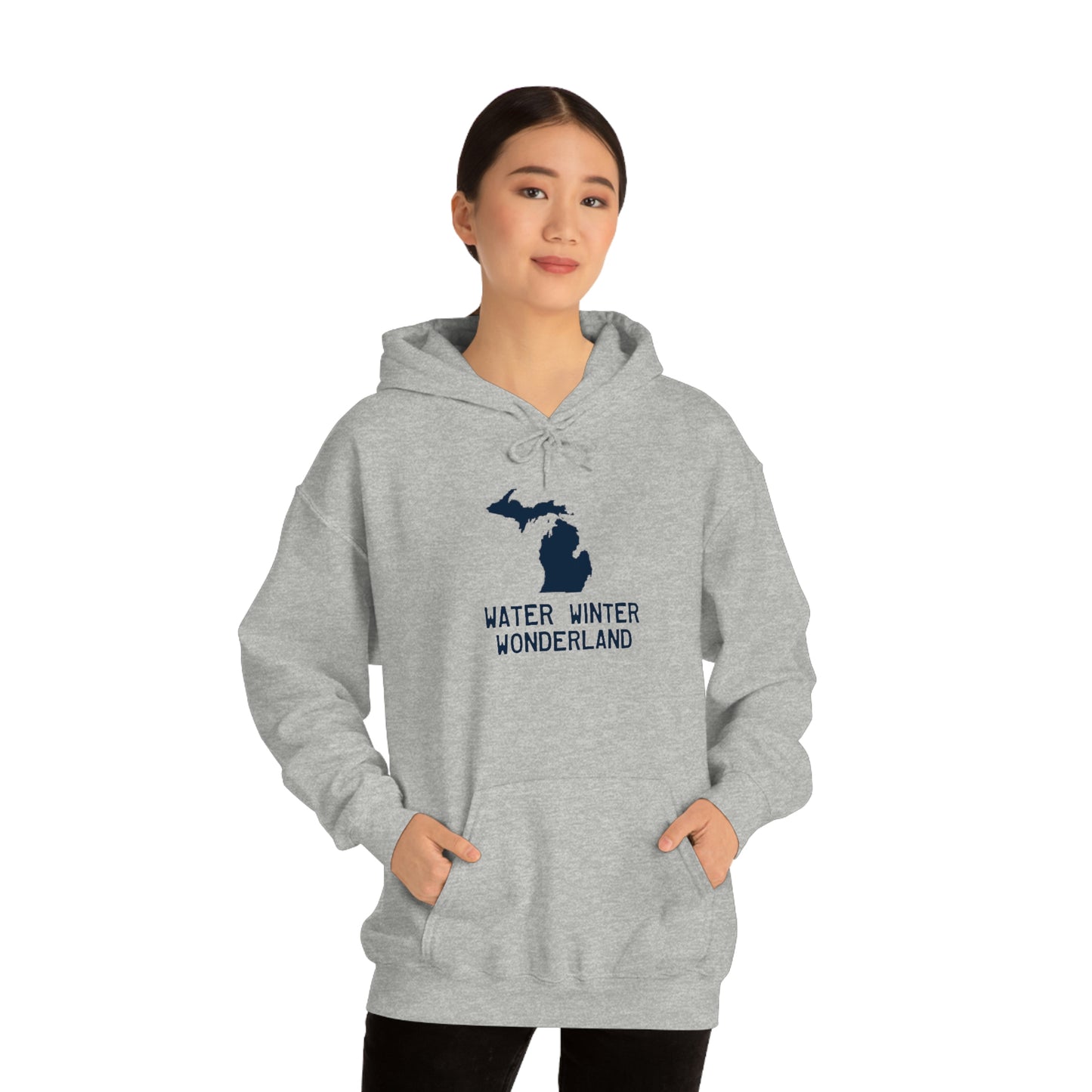 Michigan 'Water Winter Wonderland' Hoodie | Unisex Standard