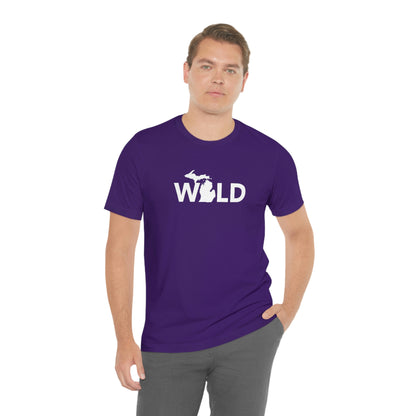 Michigan 'Wild' T-Shirt (Geometric Sans Font) | Unisex Standard Fit