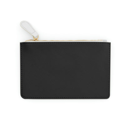 Michigan Upper Peninsula Mini Clutch Bag (Black w/ UP Pride Flag Outline)