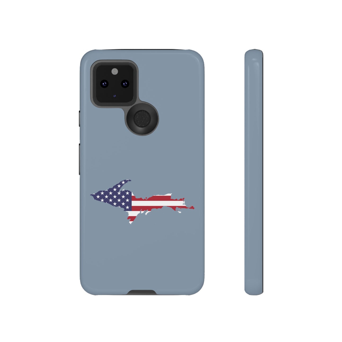 Michigan Upper Peninsula Tough Phone Case (B-24 Liberator w/ UP USA Flag Outline) | Samsung & Pixel Android