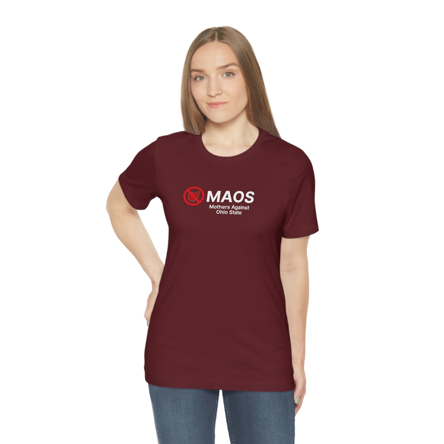 'MAOS Mothers Against Ohio State' T-Shirt | Unisex Standard Fit