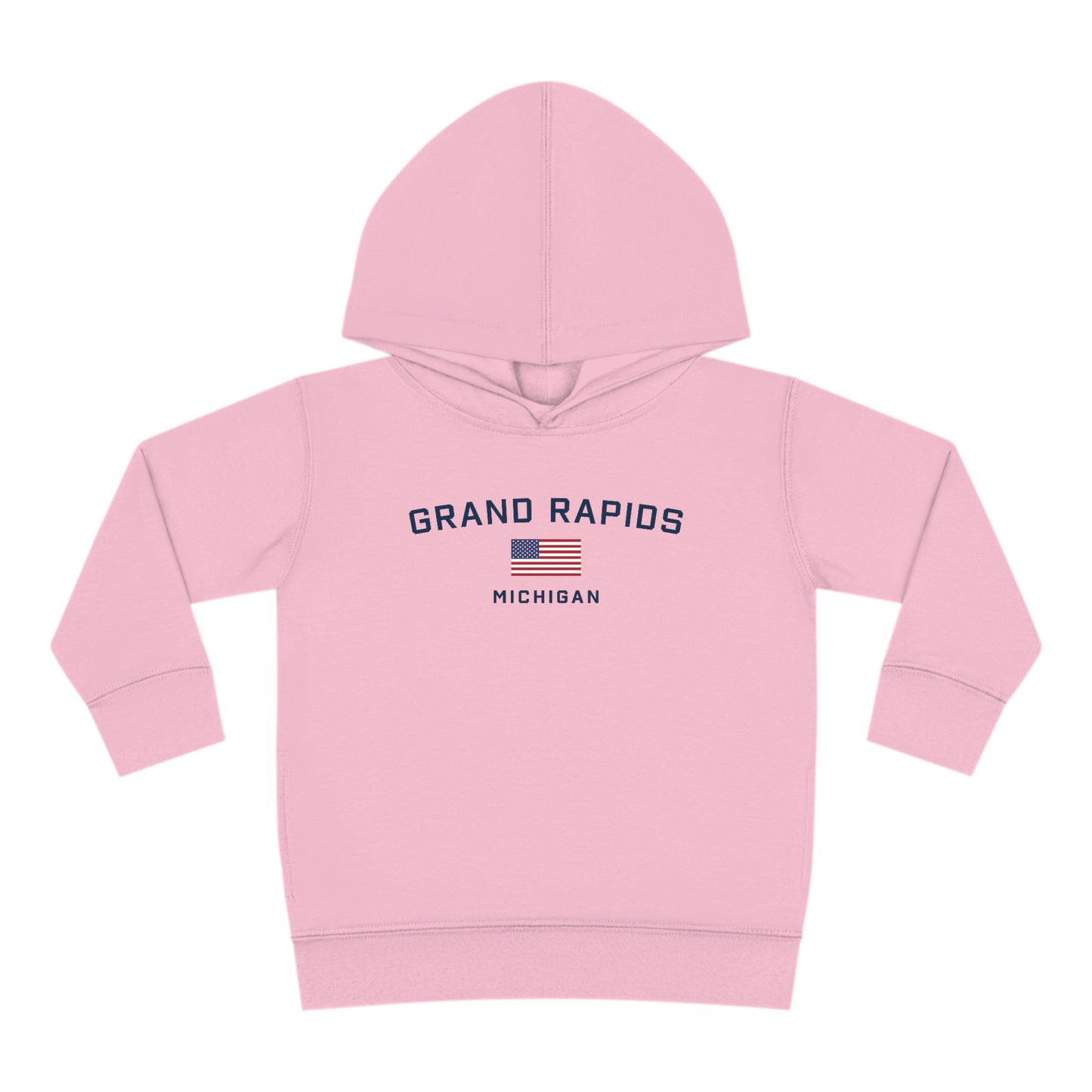 'Grand Rapids' Hoodie (w/USA Flag Outline) | Unisex Toddler