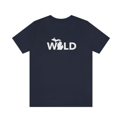 Michigan 'Wild' T-Shirt (Geometric Sans Font) | Unisex Standard Fit