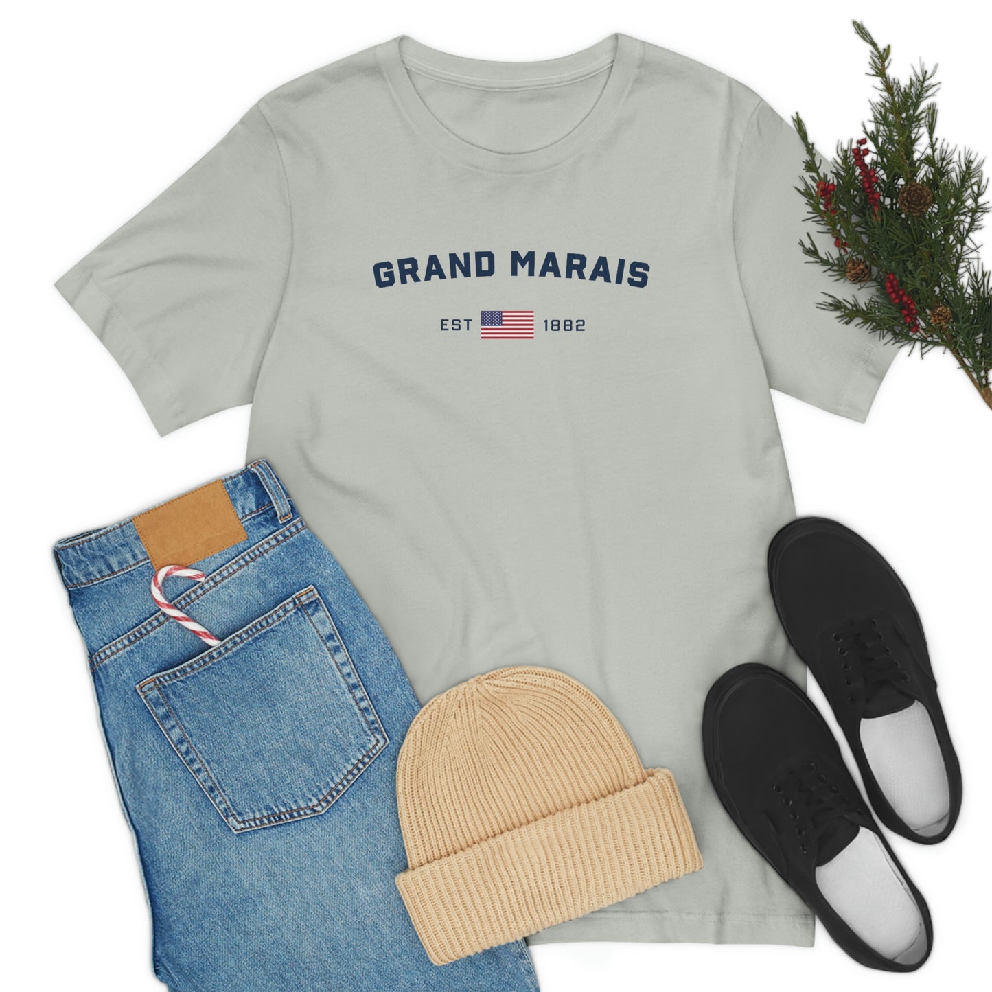 'Grand Marais EST 1882' T-Shirt | Unisex Standard Fit