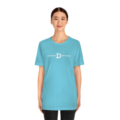 'Detroit Michigan' T-Shirt (w/ Old French D) | Unisex Standard Fit