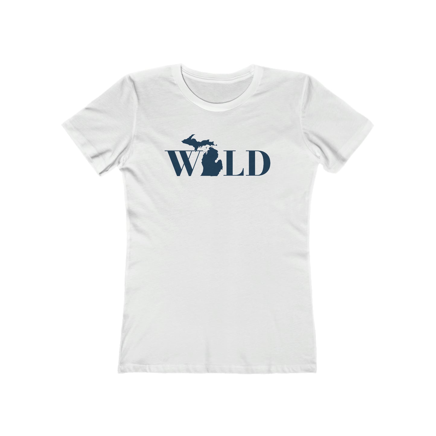 Michigan 'Wild' T-Shirt (Didone Font) | Women's Boyfriend Cut