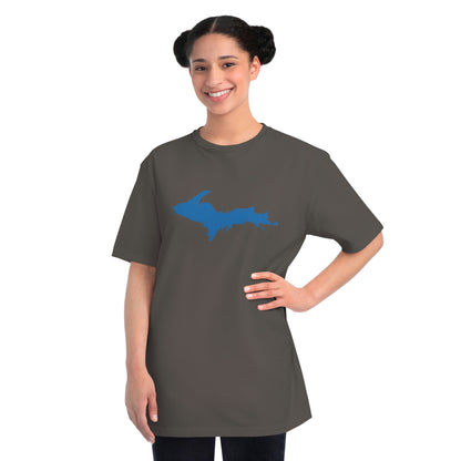 Michigan Upper Peninsula T-Shirt (w/ Azure UP Outline) | Organic Unisex