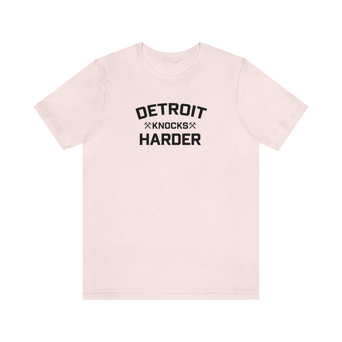 'Detroit Knocks Harder' T-Shirt | Unisex Standard Fit